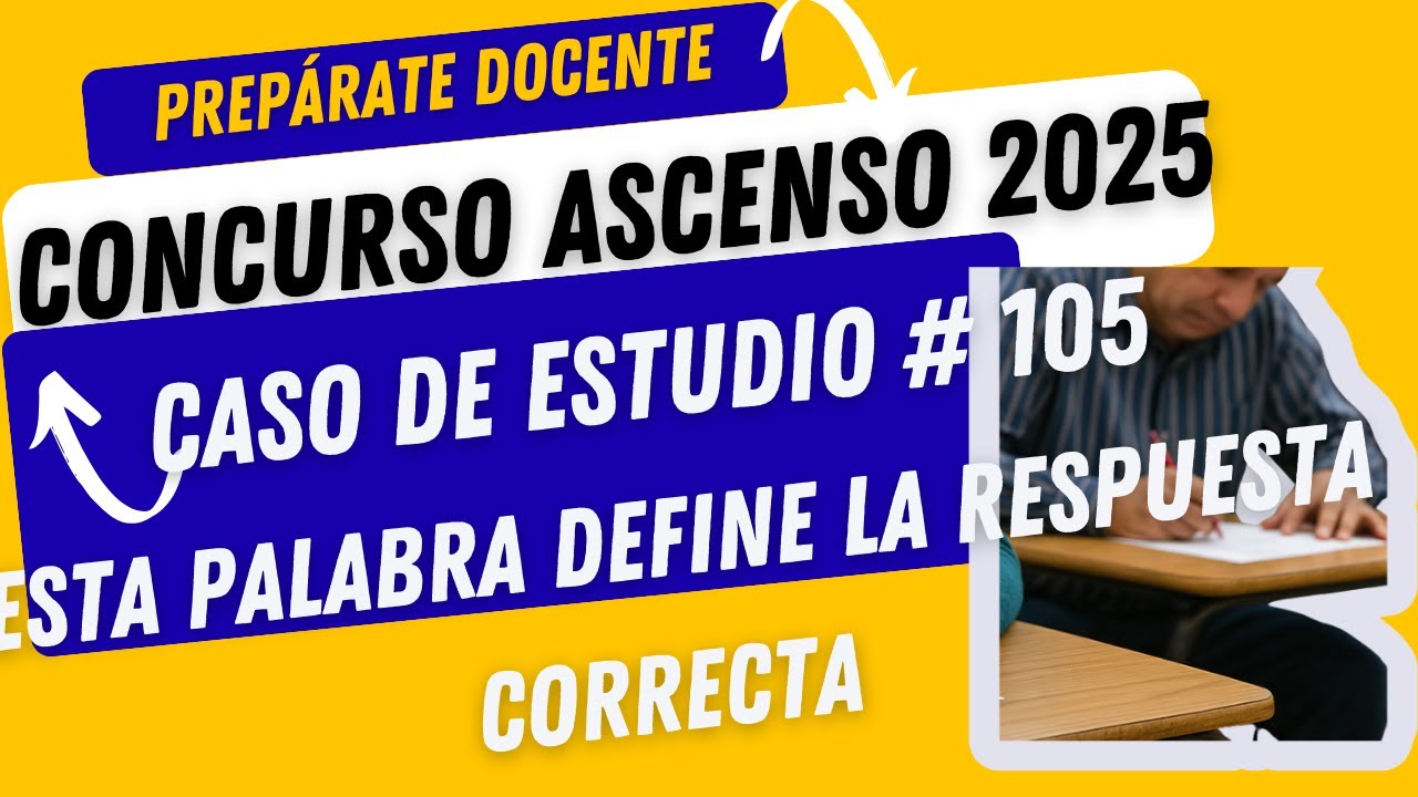 |CONCURSO DOCENTE DE ASCENSO Y REUBICACION||PRIEBA PEDAGOGICA CASOS DE ESTUDIO||PREPARACION DOCENTE|