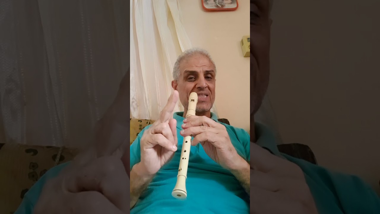 كيفية عزف سلم فا ماجور وعزف هابي بيرزداي تو يو على الريكوردر سوبرانو how play F major on recorder s