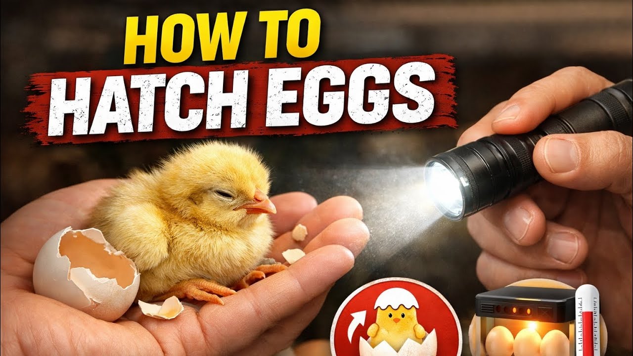 HOW TO HATCH EGGS AT HOME (NO INCUBATOR)