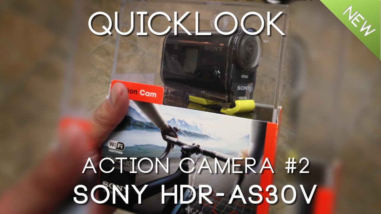 Quicklook Sony HDR-AS30V Action Camera
