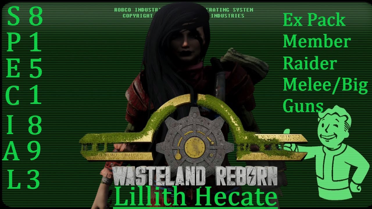 Персонаж-рейдер из Fallout 4 — Лилит Геката — Wasteland Reborn