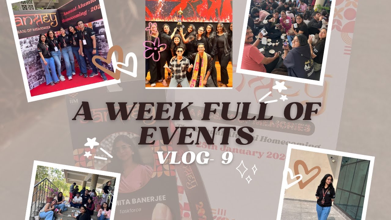A week full of events at IIM Visakhapatnam | Vlog-09 | MBA Life