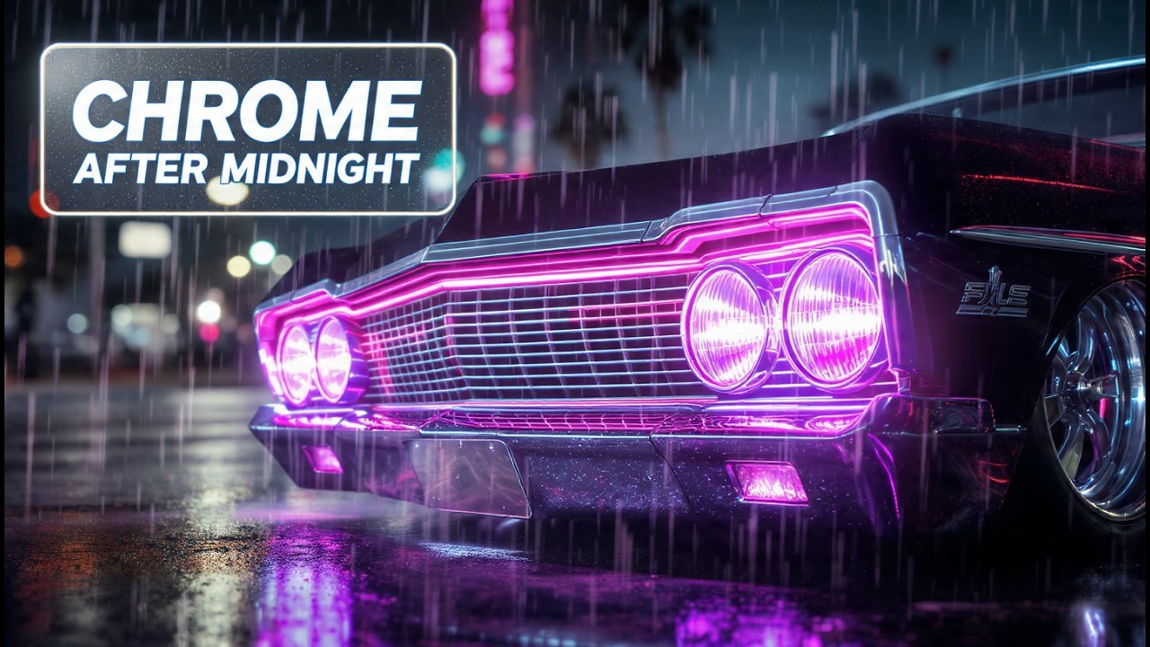 Rainy Neon Night Drive — West Coast G-Funk Mix (90s Lowrider Cruise Vibes)
