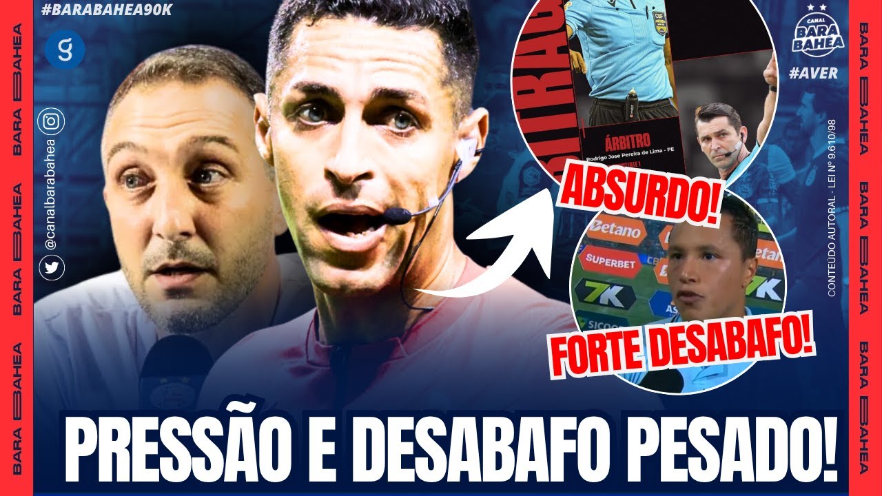 🤑R$14,4MILH&Otilde;ES!😱🚨ATEN&Ccedil;&Atilde;O, BAHIA! FLAMENGO PRESSIONANDO O JUIZ!💣🔥DESABAFO PESADO🚨&Oacute;TIMOS RESULTADOS!