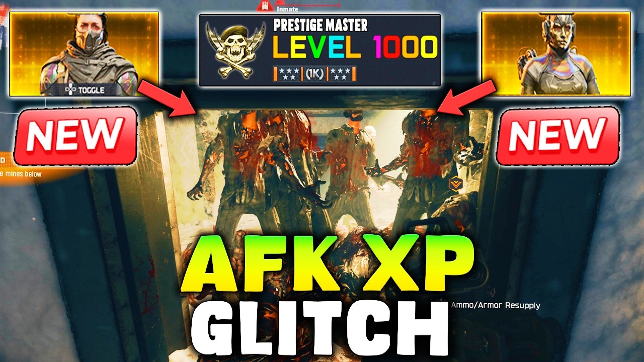 НОВЫЙ ГЛИТЧ НА НЕОГРАНИЧЕННЫЙ ОПЫТ В ОДИНОЧНОЙ ИГРЕ В РЕЖИМЕ AFK В 3 СЕЗОНЕ BO7! ГЛИТЧ НА МАКСИМА...