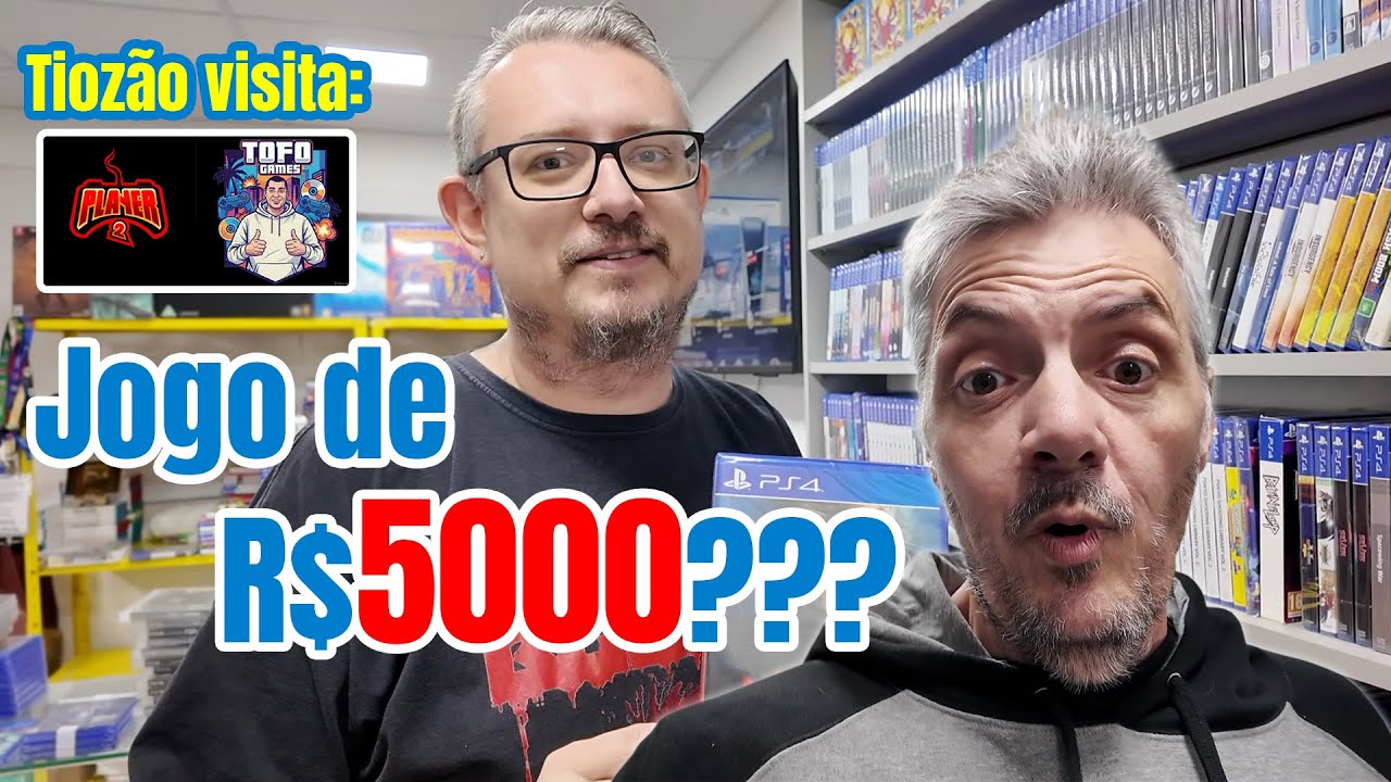 Jogo de R$5000? Tiozão visitou a Player 2 Games e a Tofogames!