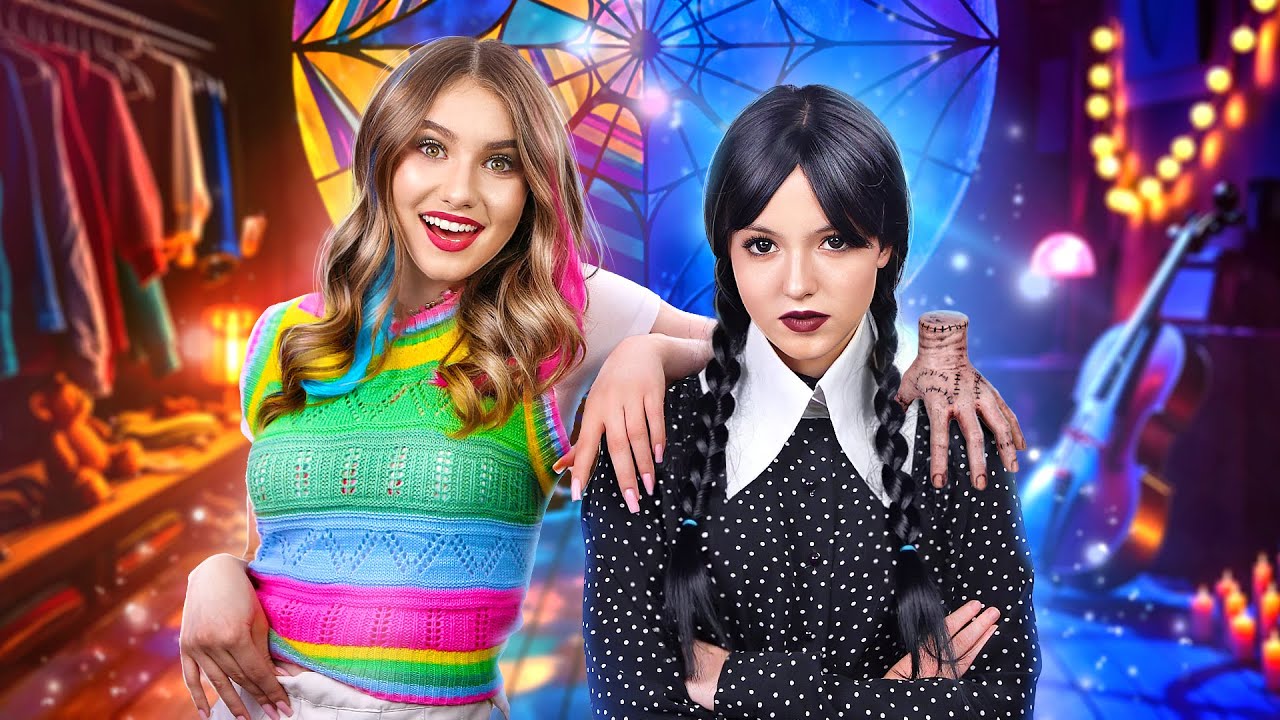 Minha Mãe é a Wandinha Addams! Wandinha vs Barbie – Quem Vence?