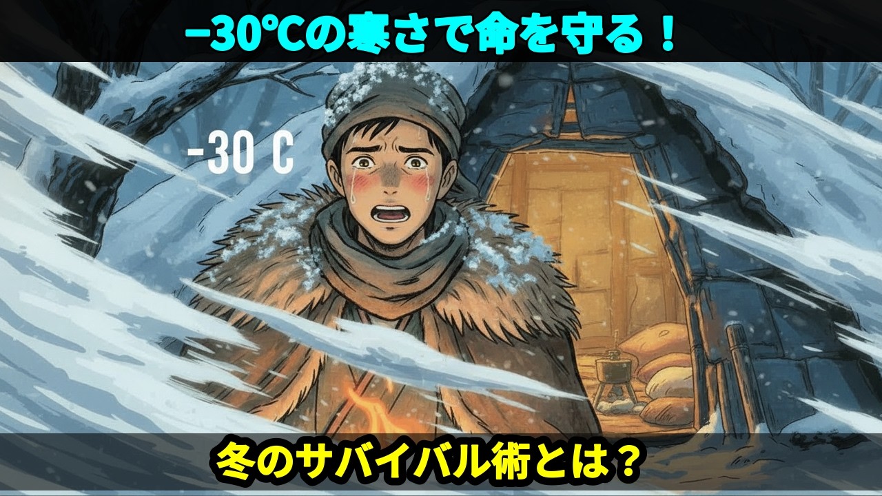−30℃の極寒に耐える命の物語！冬の試練を乗り越えた力とは？