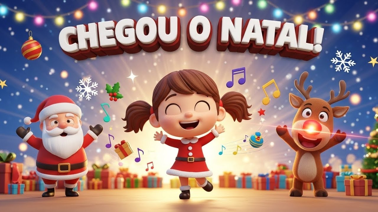 🎅 CHEGOU O NATAL! 🎄 Música Infantil de Natal | Canção Natalina para Crianças