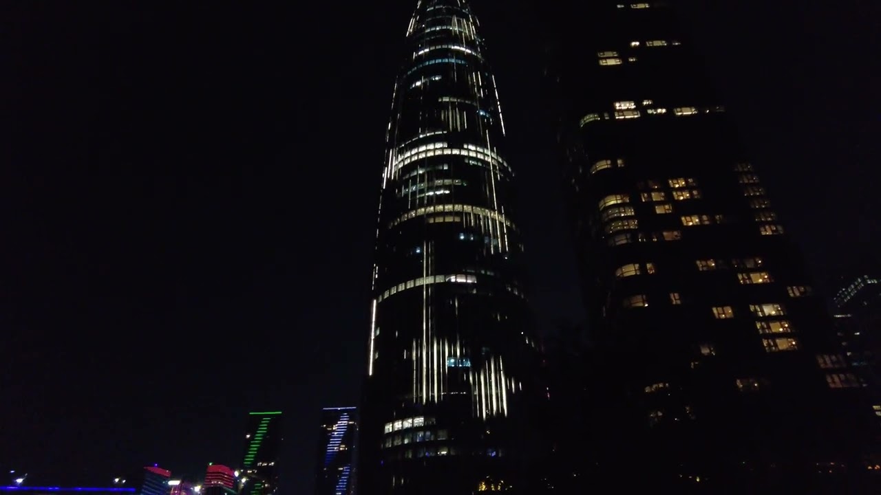 Night light show, Talent park, Shenzhen, China