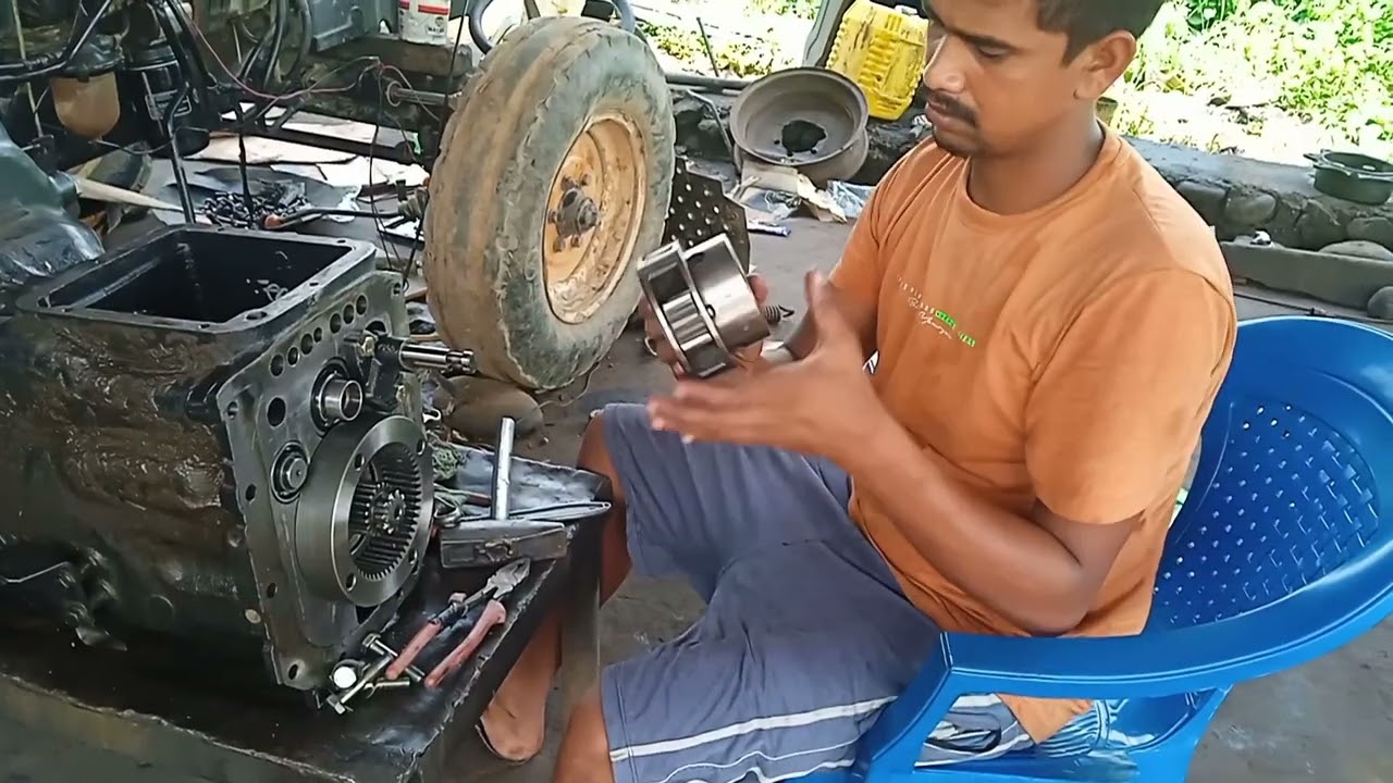 New Holland tractor 55 HP gearbox repairing kaise karen