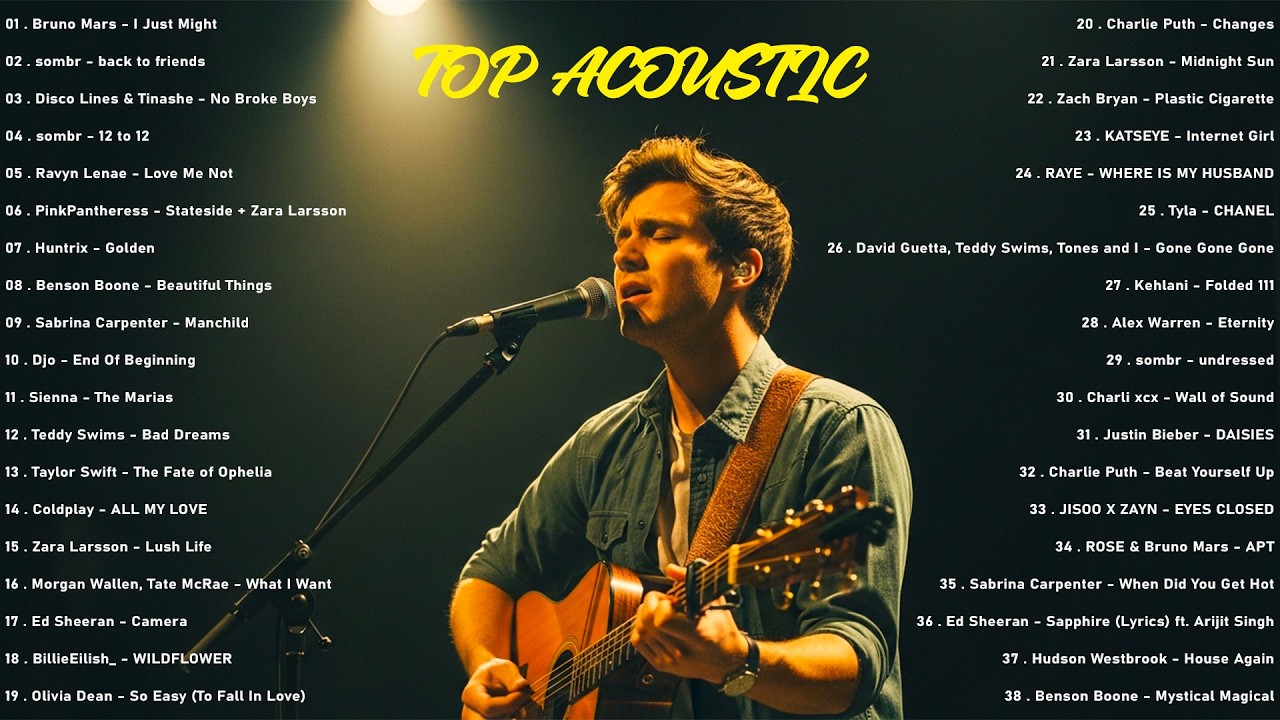 Chill Acoustic Playlist 2026 🎧 | Best English Hits | Emotional & Relax Spotify Vibes
