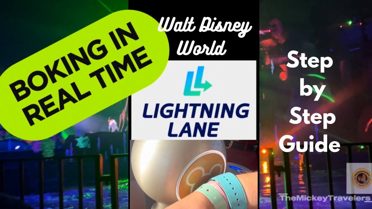 How To Book Lightning Lanes at Disney World - In Real Time