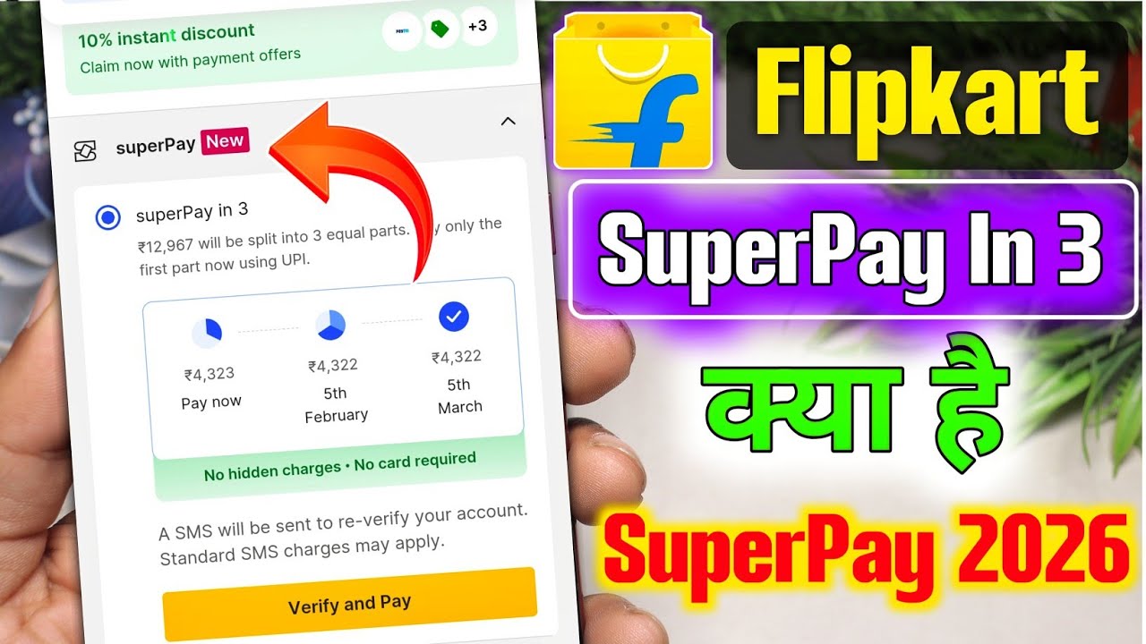 How to activate Flipkart Super Pay | What is Flipkart Super Pay in 3 EMIs | Flipkart Super Pay in...