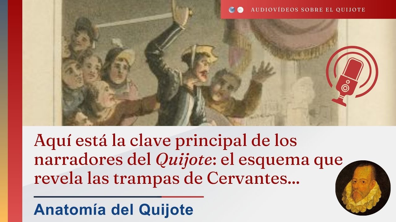 Aqu&iacute; est&aacute; la clave principal de los narradores del Quijote: el esquema de las trampas de Cervantes