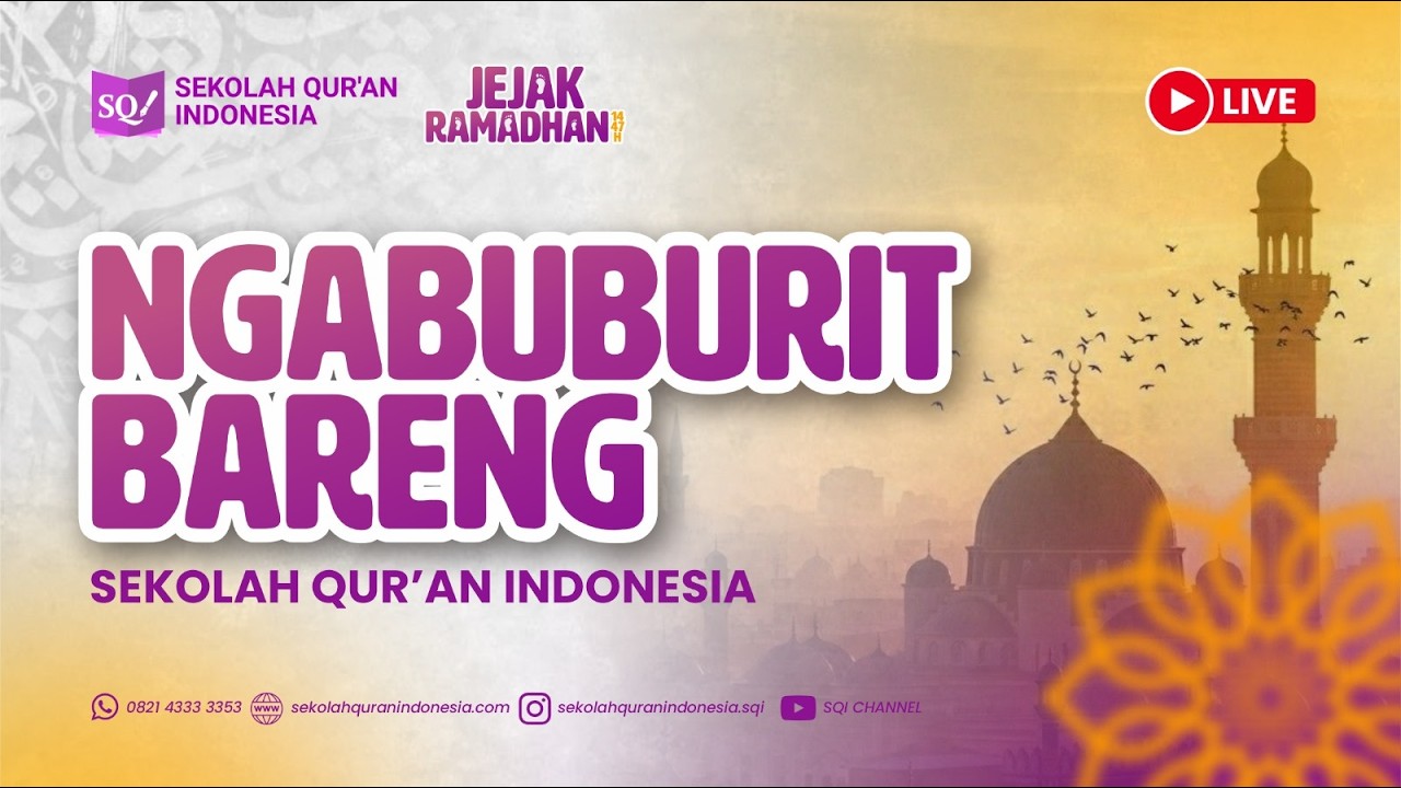 Live Streaming Ngabuburit Sntri SQI Plupuh