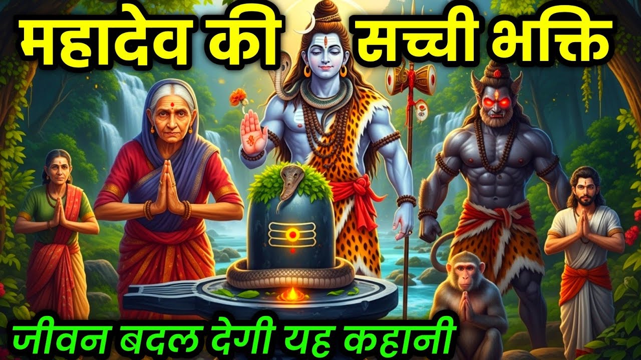 महादेव की भक्ति की सच्ची कहानी | hindi kahani | motivation Stories | Sanatan kahani #bholenath 