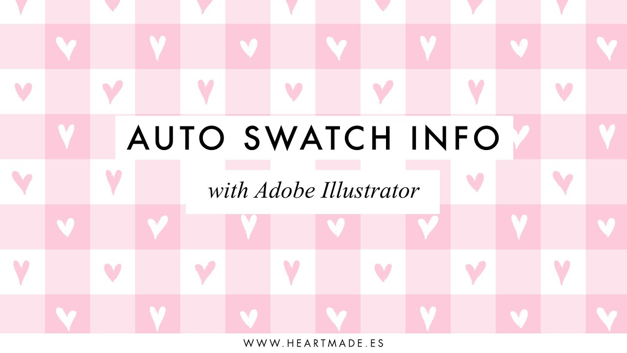 [Tuesday Tip] How to create swatch info color automatically with Adobe Illustrator