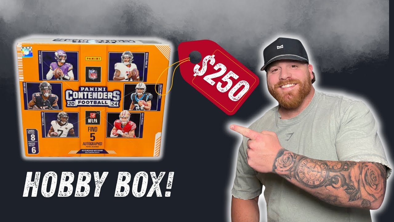 2024 NFL Contenders Hobby Box - Is it Worth The $250 Price Tag?