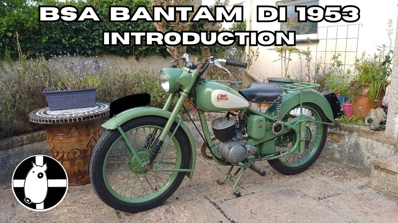 BSA Bantam D1 1953 Знакомство и поездка в Корнуолл, Англия