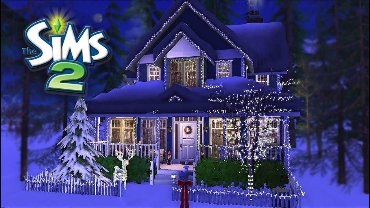 Рождественский домик | The Sims 2 Скоростная сборка I Пользовательский контент