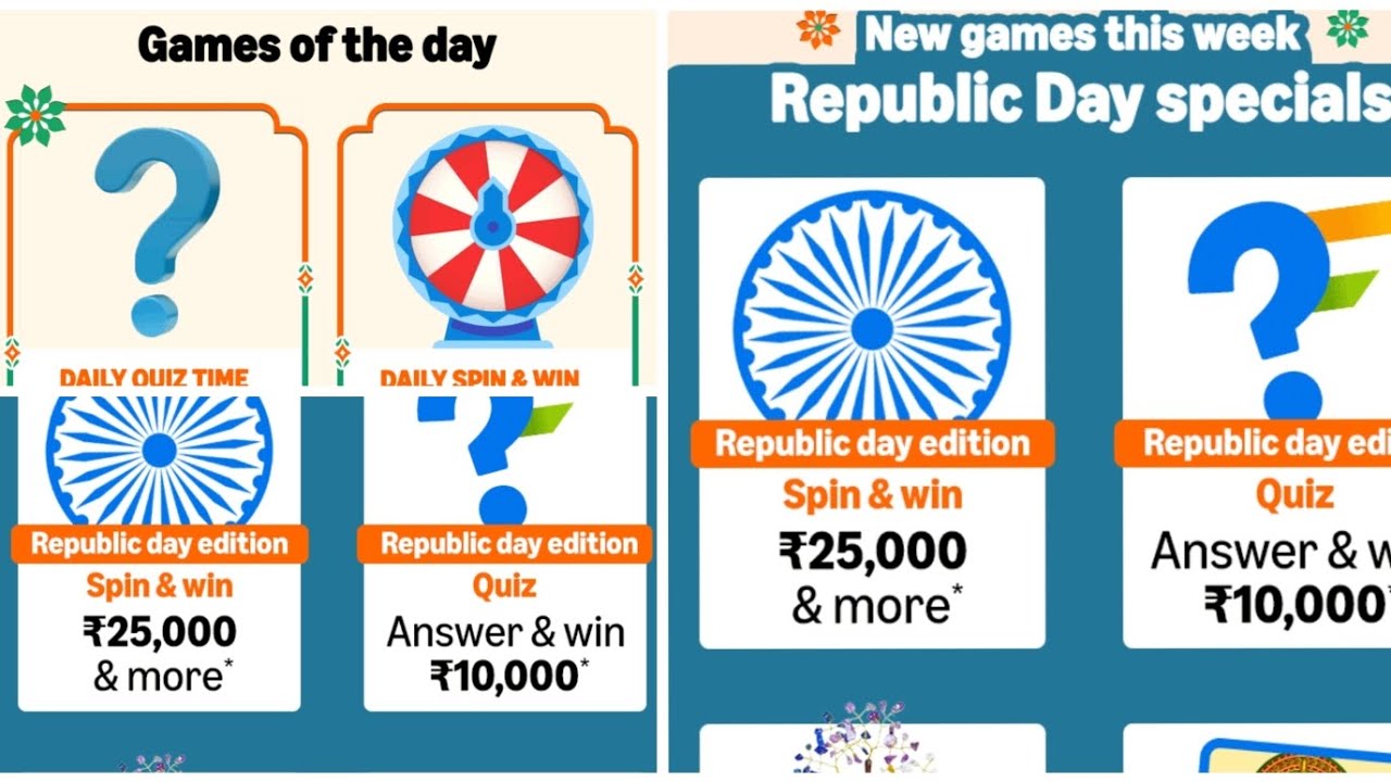 Amazon New Game This Week Quiz Answer Today I Republic Day Special Quiz Answer Today I 23 January