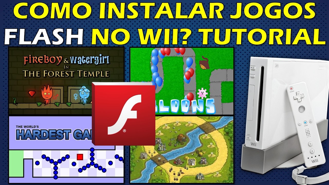 JOGOS FLASH NO WII - COMO CONVERTER JOGOS FLASH PARA WAD E INSTALAR NO WII? TUTORIAL