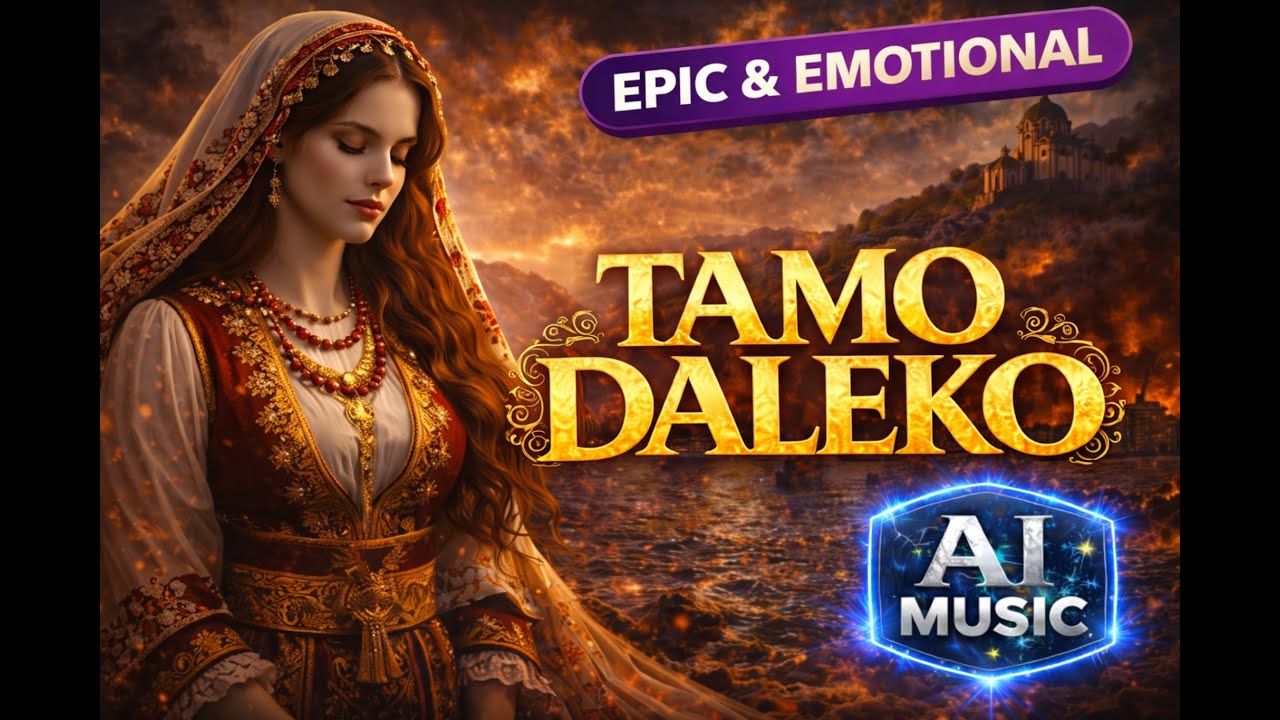 TAMO DALEKO &ndash; Epic Balkan Orchestral Version | Angelic Female Vocal | AI Music