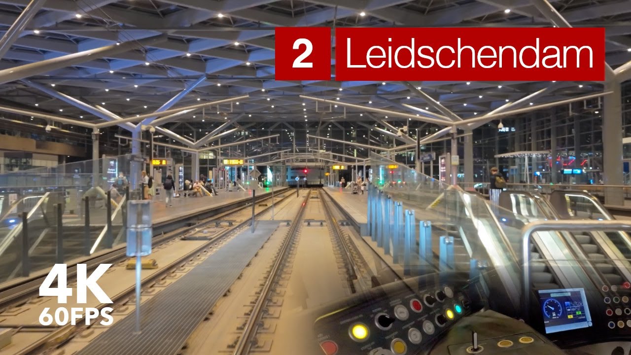 Calm evening ride | 🚊 HTM Line 2 | 🇳🇱 The Hague | 4K Tram Cabview | Siemens Avenio