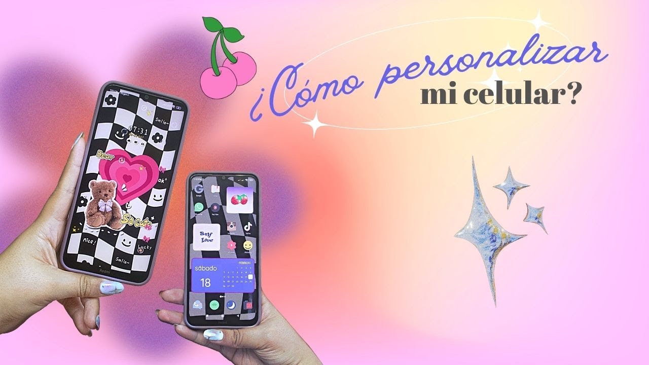 ¿Qué hay en mi celular? + Tutorial para personalizar tu celular AESTHETIC & Colección de fundas