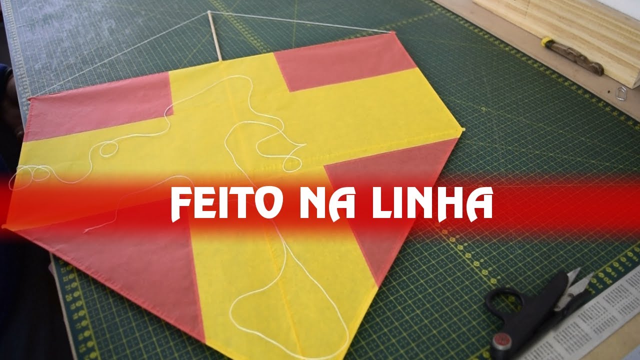 O Jeito mais Fácil e antigo de Fazer Pipa e Papel Corte e Recorte | Escola de Pipeiros