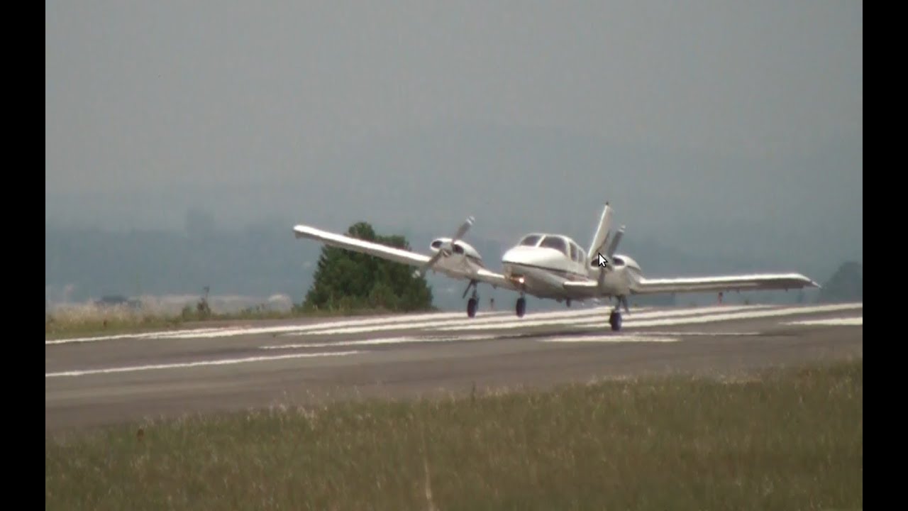 Seneca II (Piper PA-34-200T) - Pouso - (FullHD) SBBI - Curitiba-PR
