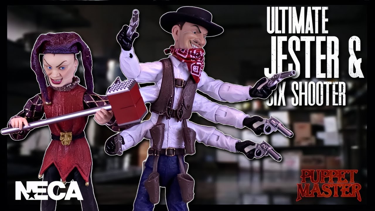 Набор из двух игрушек Neca Toys Puppet Master Ultimate Six-Shooter & Jester | @TheReviewSpot
