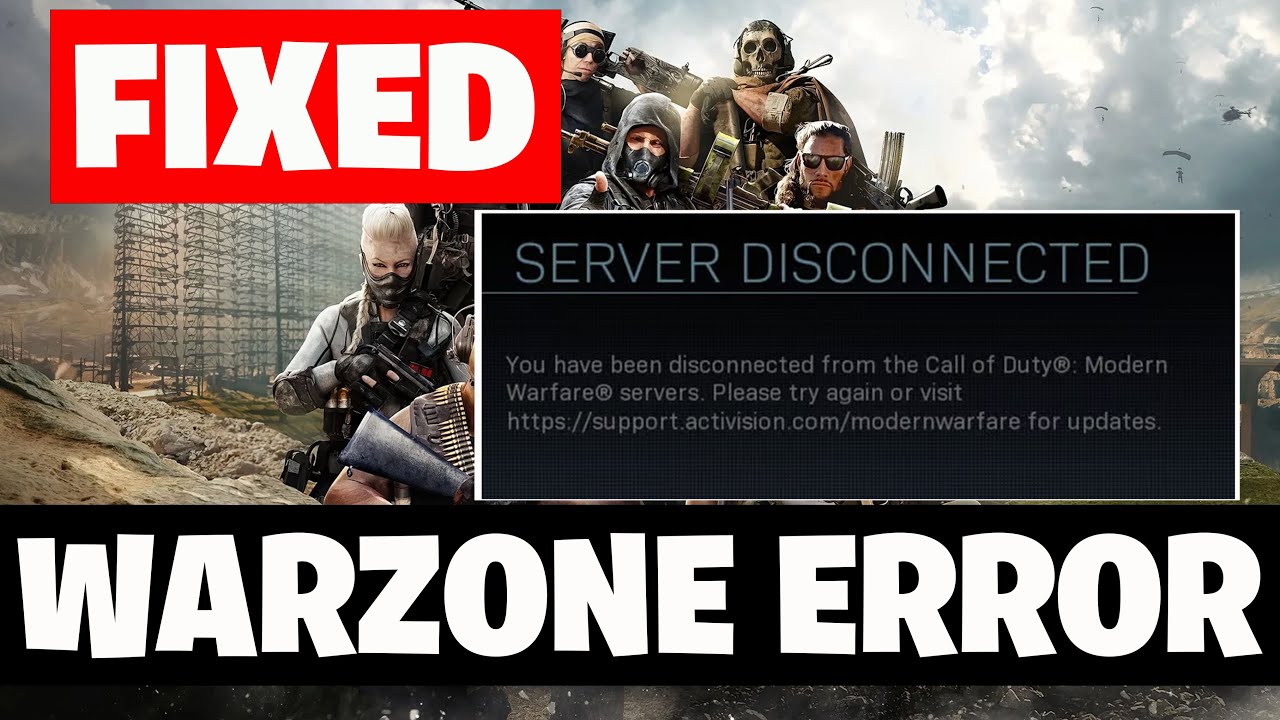 How To Fix Call Of Duty Warzone Server Disconnected (Connection To The Blizzard Game Server is Lost)