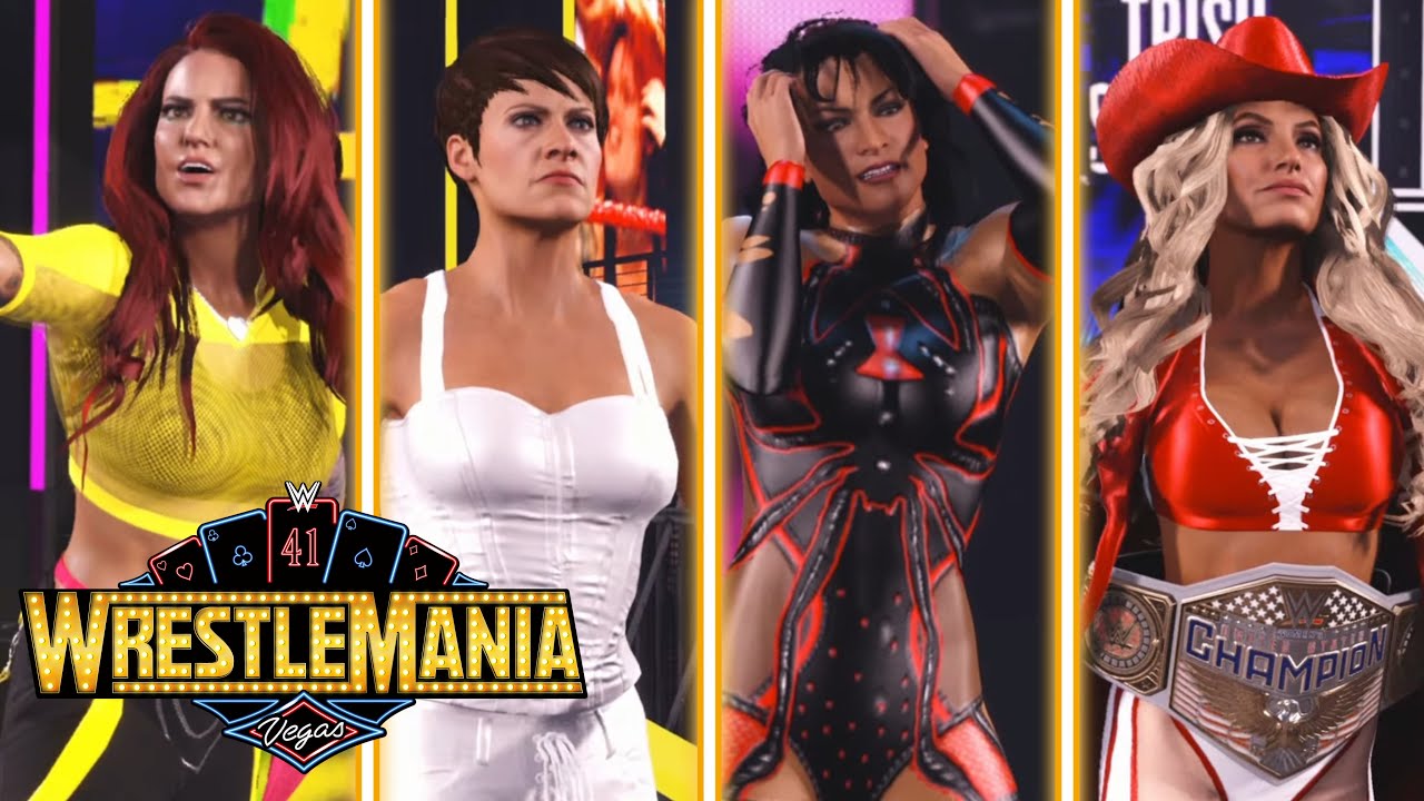 WWE 2K25 Universe Mode | Lita Vs Molly Holly Vs Victoria Vs Trish Stratus