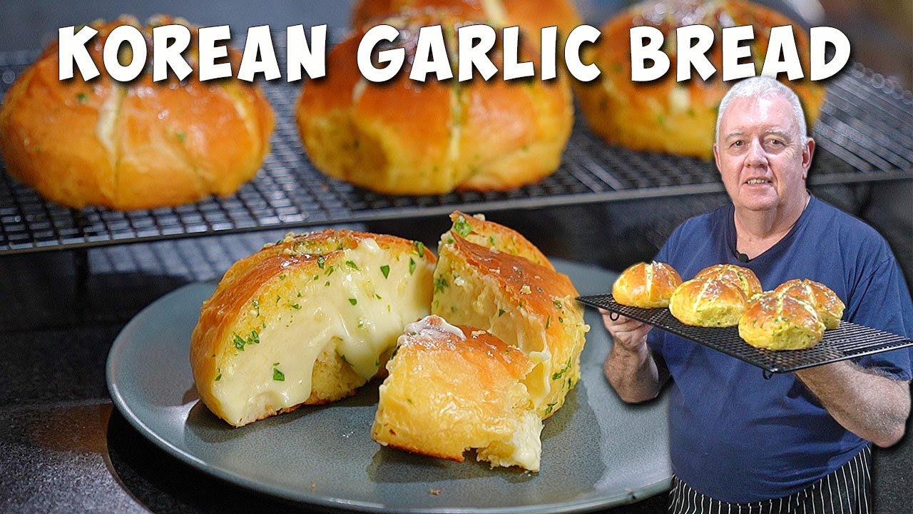 Korean Cream Cheese Garlic Buns – Bakery Style!