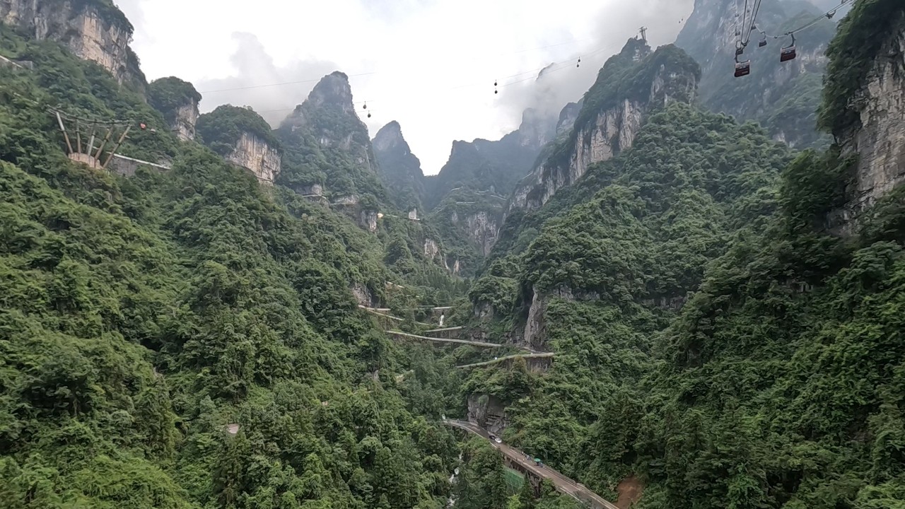 Walking China. Zhangjiajie. Tianmen Mountain National Park. 08.2025