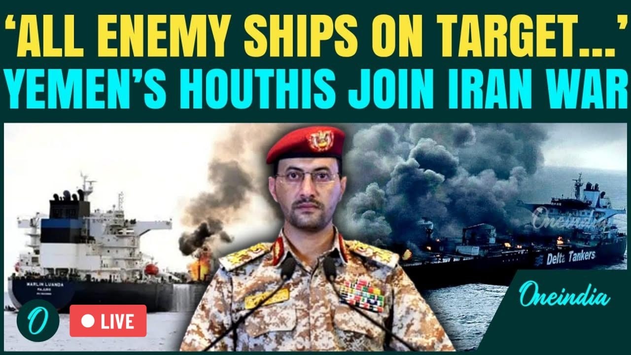 Houthi Join Iran War LIVE: Iran Proxy READY To BURN U.S Ships in Red Sea From Yemen | All-Out War?