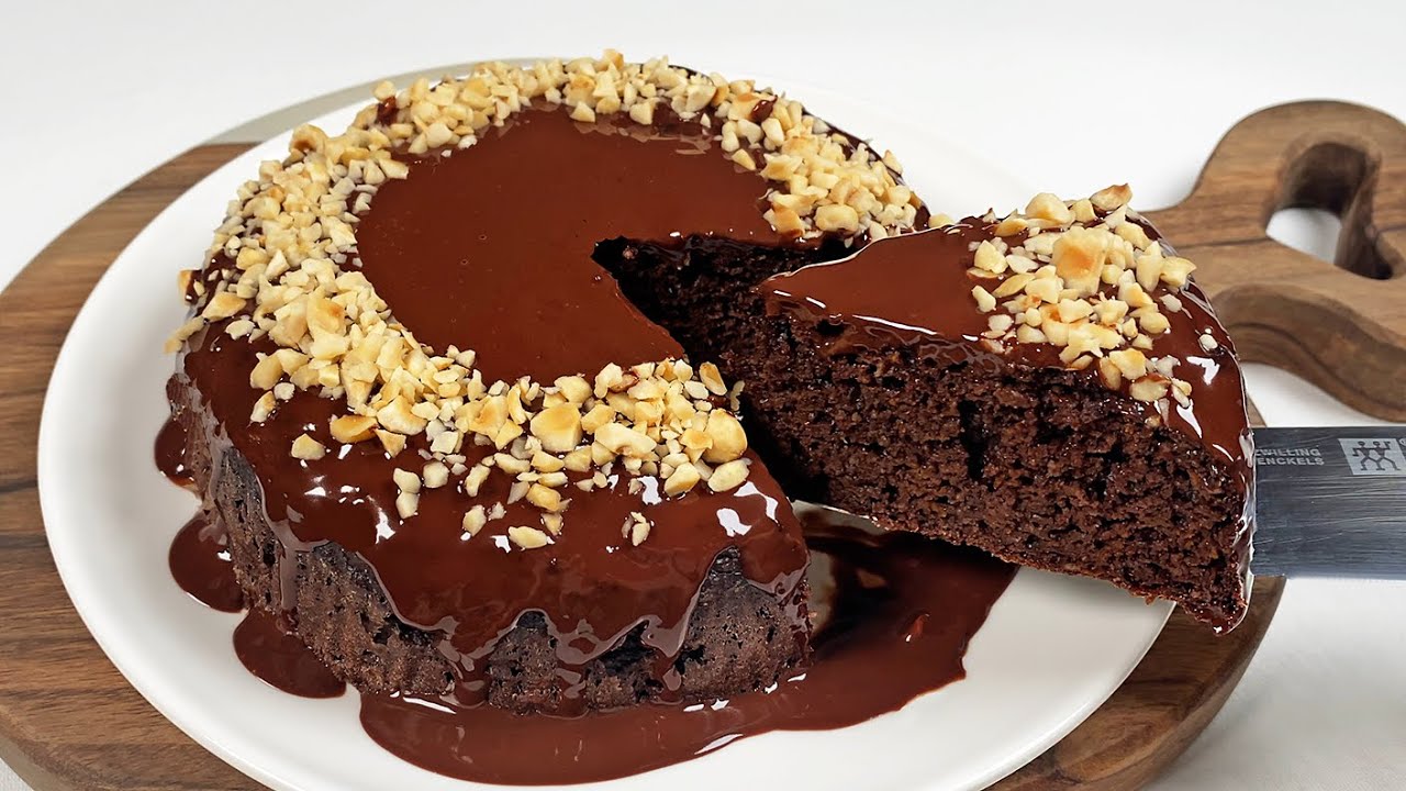 Sehr LECKER und GESUND! Karotten und Schokolade! Kuchen ohne Mehl und Zucker! Sehr schnelles Rezept!