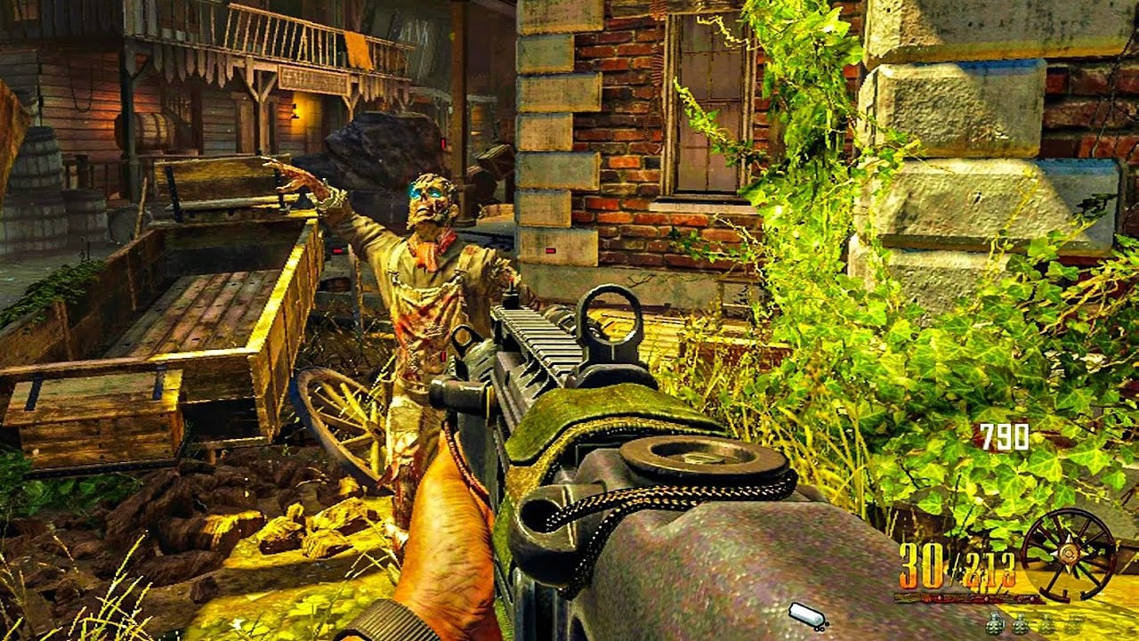 BLACK OPS 2 ZOMBIES: BURIED GAMEPLAY! (NO COMMENTARY)