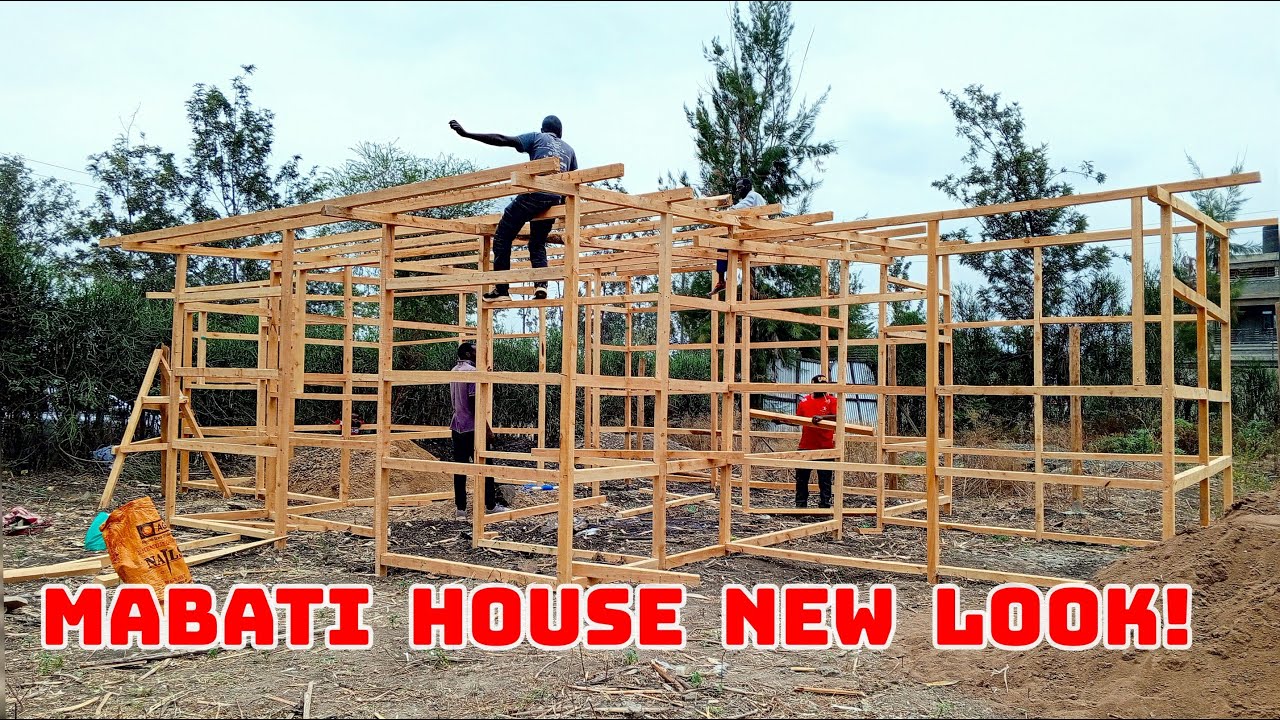 Waoh😳: MASSIVE CHANGE ON THE MABATI HOUSE WE ARE BUILDING 🔥 #mabatihouse