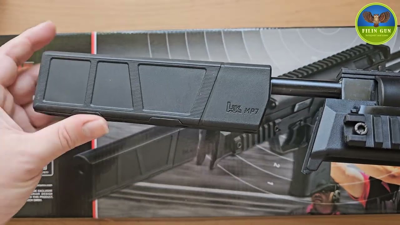 Пистолет пневматический Heckler & Koch MP7A1 SD