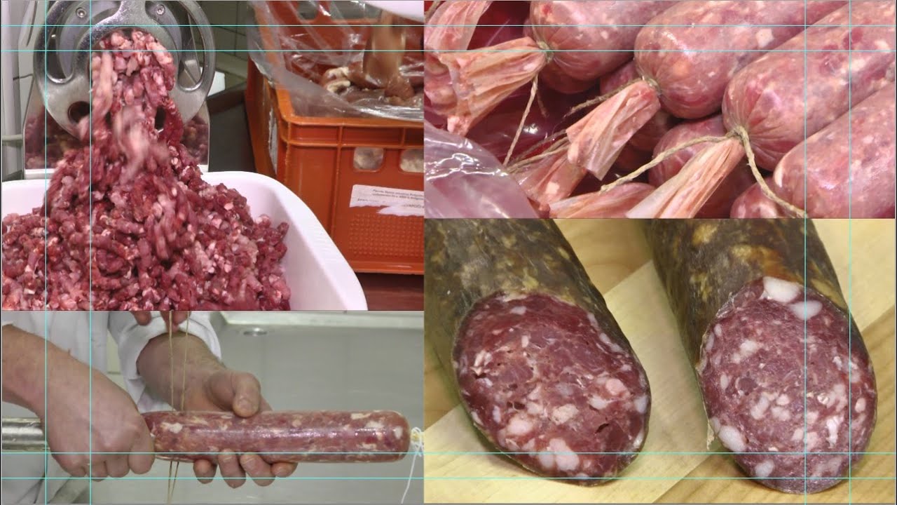 Kako naredimo domačo salamo. Homemade salami manufacturing process.