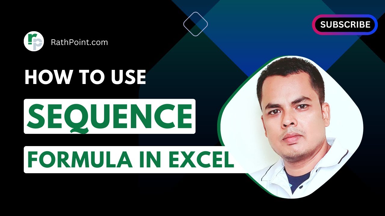 How to use SEQUENCE Formula in Excel