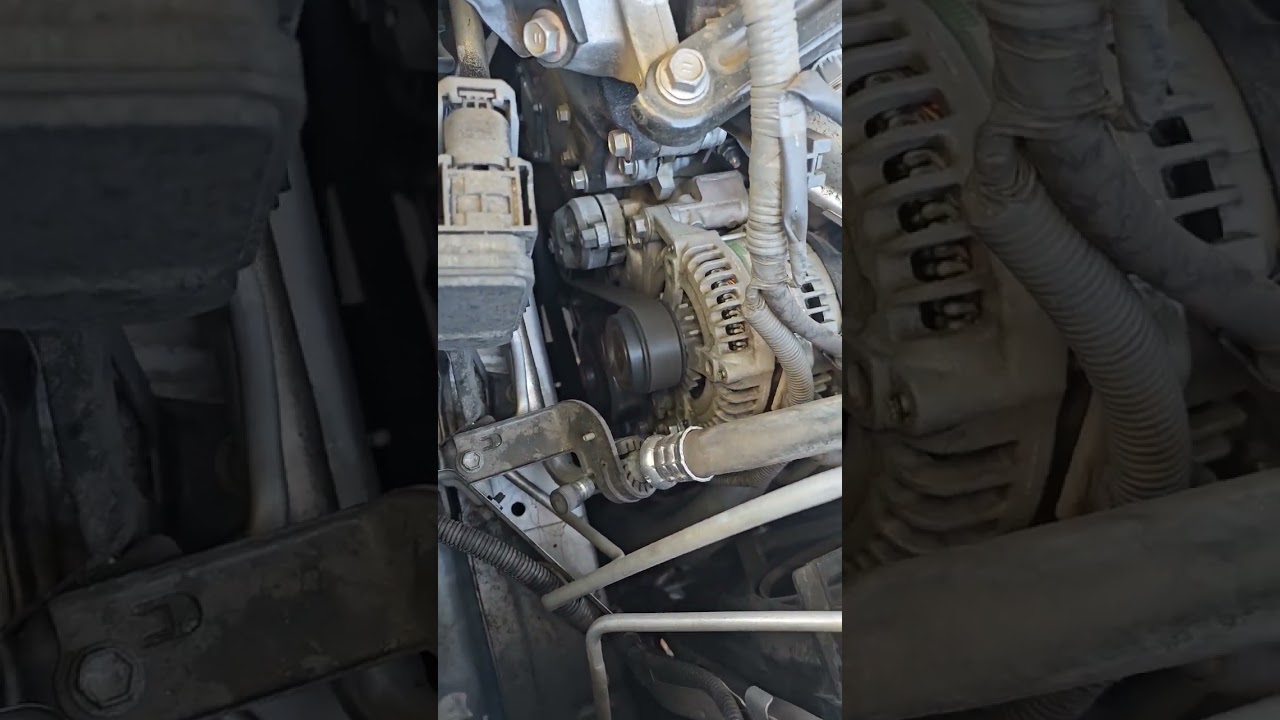 BAD Alternator sound in a 2017 Toyota Highlander 2.7!! Bearing failure.