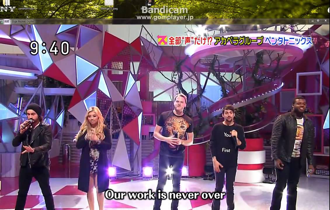 Pentatonix performed live on TV
