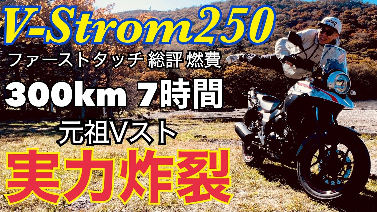 【V-Strom250】元祖は人にやさしい・・・長距離走ってわかる驚愕の快適性！【まさチャンネル】#vstrom250