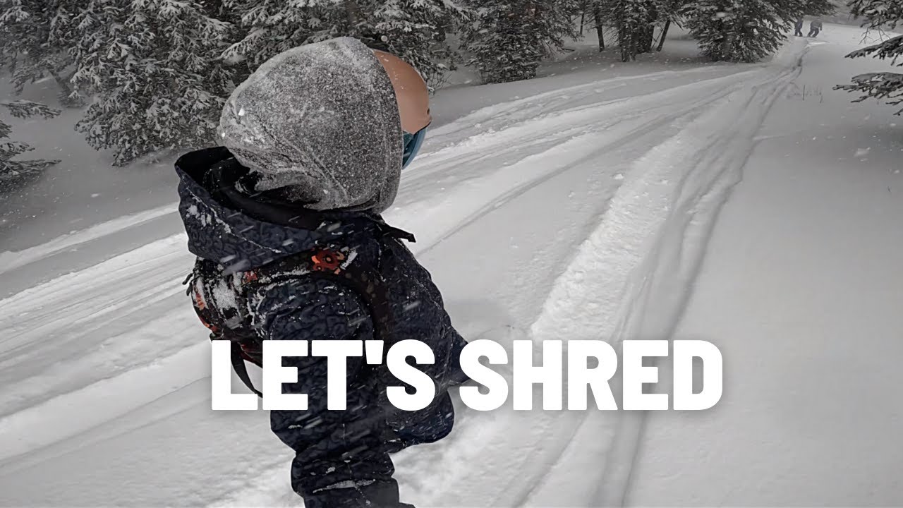 Snowboarding at BRIGHTON RESORT. Best Resort to Shred when it's a POWDER DAY!