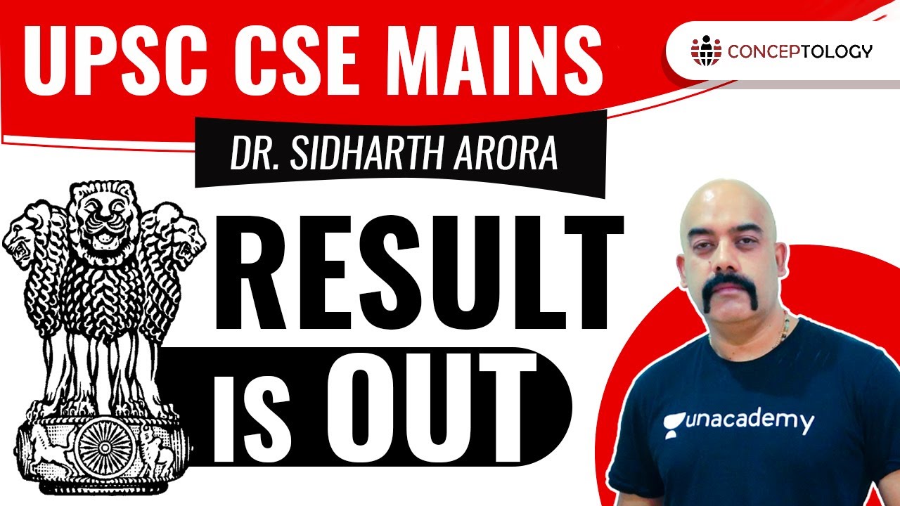 UPSC CSE Mains 2020 Result Out Analysis with Dr Sidharth Arora Sir | UPSC Mains Result Declared