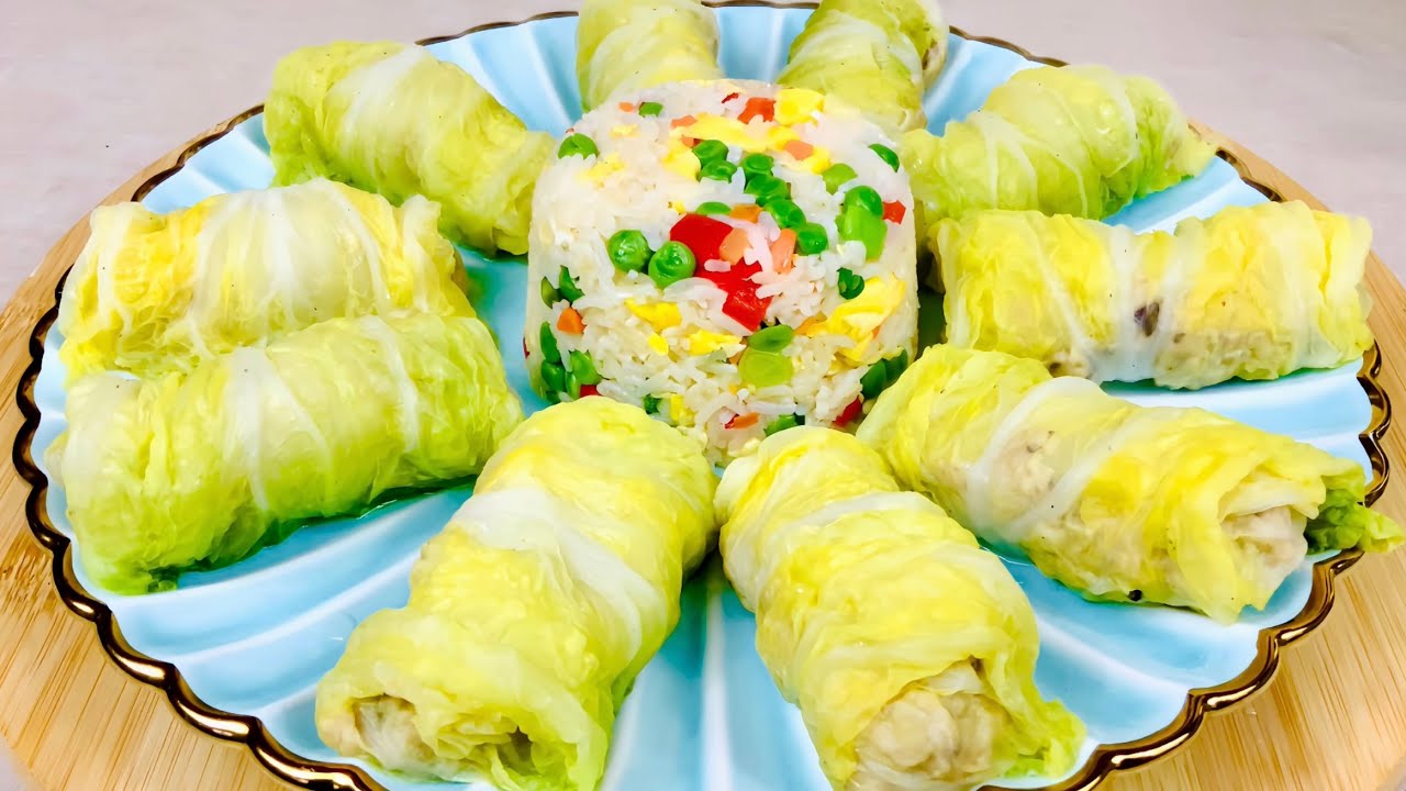 发财白菜卷  Stuffed Cabbage Rolls
